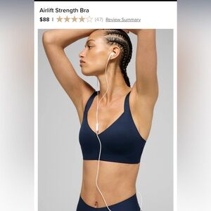 ALO Yoga Airlift Strength Bra - Classic White